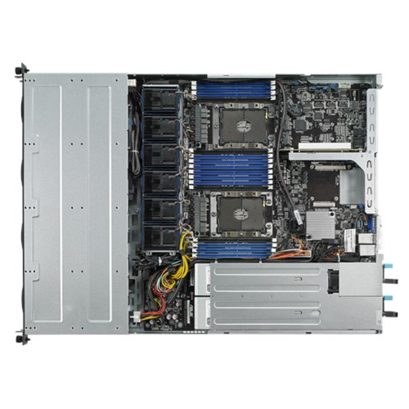 Платформа ASUS RS500-E9-RS4 // 1U, ASUS Z11PR-D16-DC, 2 x socket P (LGA 3746) Intel® Xeon® Scalable 205w, 2048GB max, 4HDD Hot-swap, 2 x M.2, DVR, 2 x 770W, CPU FAN 90SF00N1-M00370