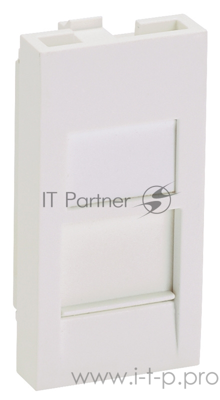 Вставка Panduit CFA1FSAW-X прямая со шторкой 22.5x45 1xMini-Com ПВХ белый (упак.:10шт)