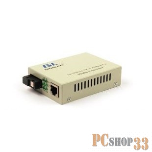 Сетевое оборудование GIGALINK GL-MC-UTPF-SC1F-18SM-1550 Конвертер из UTP, 100Мбит/c в WDM, LFP, SM, SC, Tx:1550/Rx:1310, 18 дБ (до 20 км) (GL-F920R)