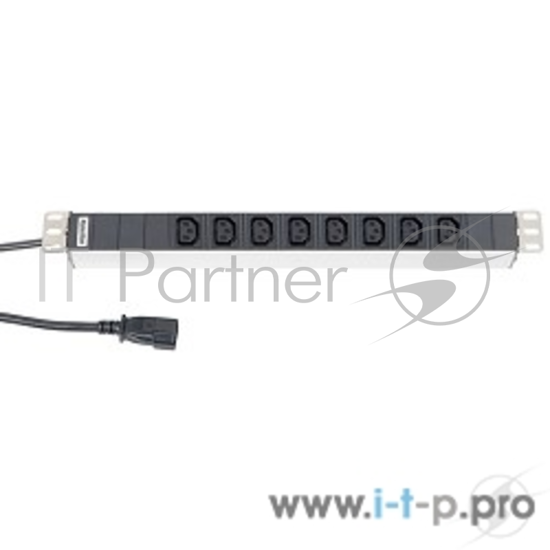 Монтажное оборудование Hyperline SHT19-8IEC-2.5IEC Блок розеток для 19