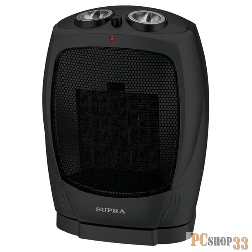 Обогреватели Тепловентилятор SUPRA TVS-PS15-2 black, керамический, 1,5 кВт