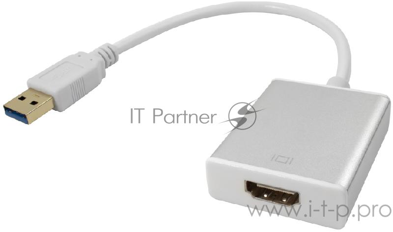 Greenconnect Конвертер-переходник USB 3.0 AM -> HDMI 19F серия Greenline GCR-U32HD2 Greenconnect Конвертер-переходник USB 3.0 AM -> HDMI 19F серия Greenline GCR-U32HD2