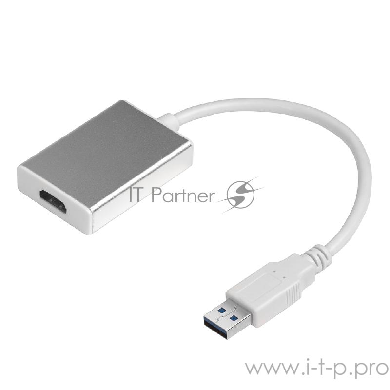 Greenconnect Конвертер-переходник USB 3.0 AM -> HDMI 19F серия Greenline GCR-U32HD2 Greenconnect Конвертер-переходник USB 3.0 AM -> HDMI 19F серия Greenline GCR-U32HD2