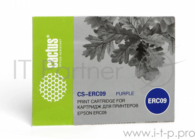 Расходные материалы CACTUS ERC09 Картридж матричный (CS-ERC09) для Epson ERC09, ресурс 280 000 зн, purple