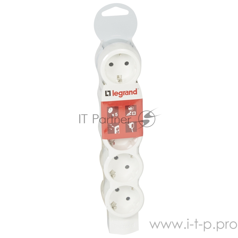 Многорозеточный блок Стандарт 5x2К+З, без кабеля Многорозеточный блок Стандарт 5x2К+З, без кабеля