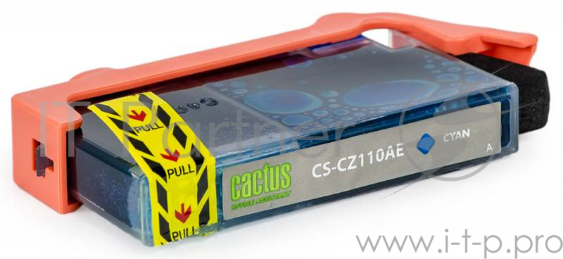 Расходные материалы CACTUS CZ110AE Картридж CACTUS № 655 (голубой) для принтеров HP DJ IA 3525/5525/4515/4525
