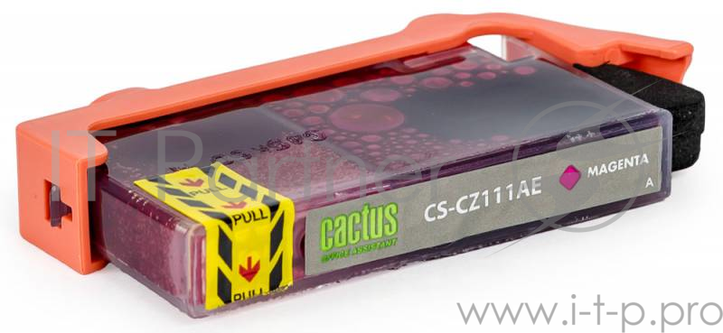 Расходные материалы CACTUS CZ111AE Картридж CACTUS № 655 (пурпурный) для принтеров HP DJ IA 3525/5525/4515/4525