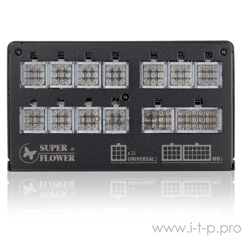 блок питания 1000 Ватт Super Flower Power Supply Leadex Platinum, 1000W, ATX, 135mm, 10xSATA, 6xPCI-E(6+2), APFC, 80+ Platinum, Full Modular