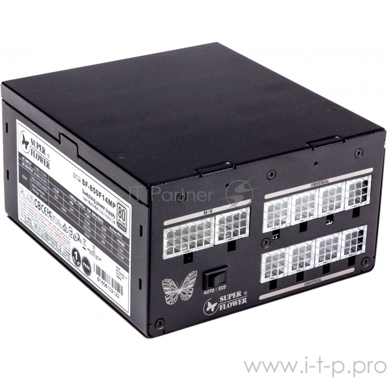 блок питания 850 Ватт Super Flower Power Supply Leadex Platinum, 850W, ATX, 135mm, 10xSATA, 4xPCI-E(6+2), APFC, 80+ Platinum, Full Modular