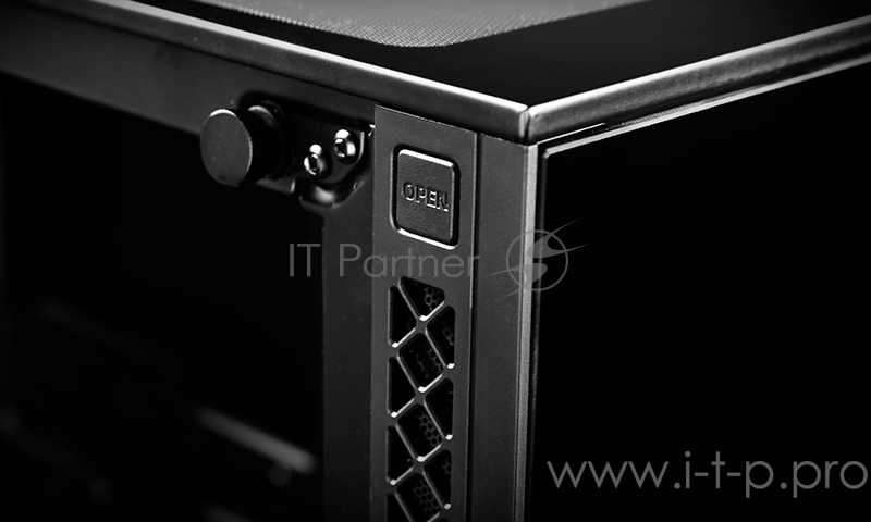 Корпус Deepcool MATREXX 70 ADD-RGB 3F без БП, большое боковое окно, 3xRGB LED 120мм ветилятора спереди, RGB LED спереди, черный, E-ATX