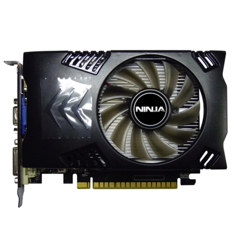 Видеокарта GeForce GTX750 2GB NK75NP025F, GTX750 PCIE (512SP) 2G 128BIT GDDR5 (DVI/HDMI/CRT) , RTL {20}