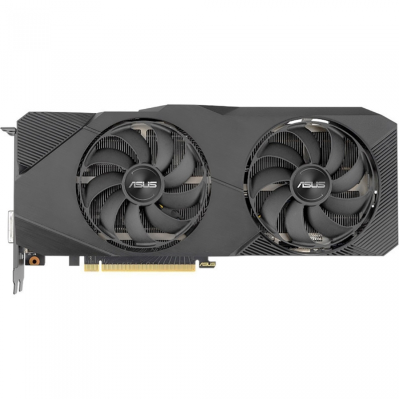 Видеокарта ASUS DUAL-RTX2060S-8G-EVO // RTX2060S,HDMI*2,DP*2,DVI*1,8GD6 90YV0DF2-M0NA00