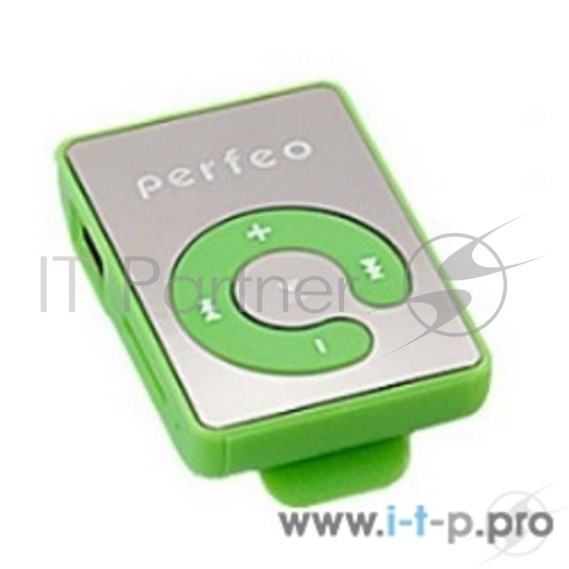 Плеер Perfeo цифровой аудио плеер Music Clip Color, зелёный (VI-M003 Green)