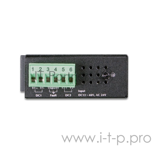 ISW-500T коммутатор для монтажа в DIN рейку IP30 Compact size 5-Port 10/100TX Fast Ethernet Switch (-40~75 degrees C)