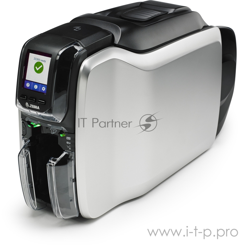 Карточный принтер ZC300 Printer ZC300, Single Sided, UK/EU Cord, USB & Ethernet, Windows Driver, CardStudio 2.0 (Standard) application, 200 PVC cards, YMCKO ribbon (200 images)