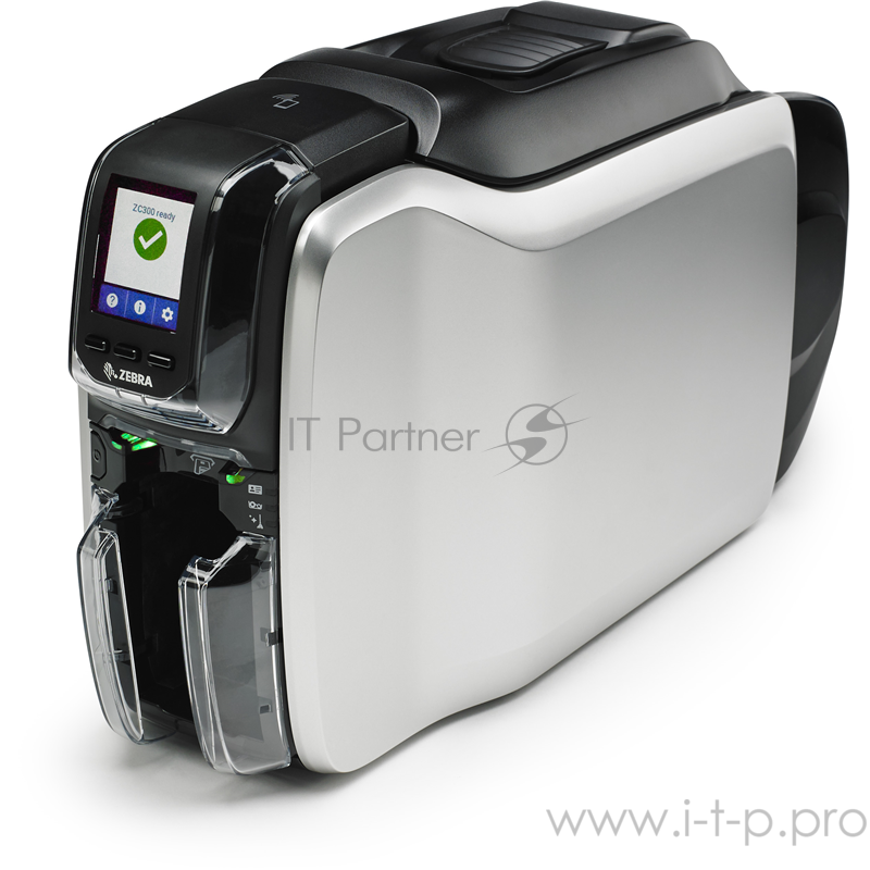Карточный принтер ZC300 Printer ZC300, Single Sided, UK/EU Cord, USB & Ethernet, Windows Driver