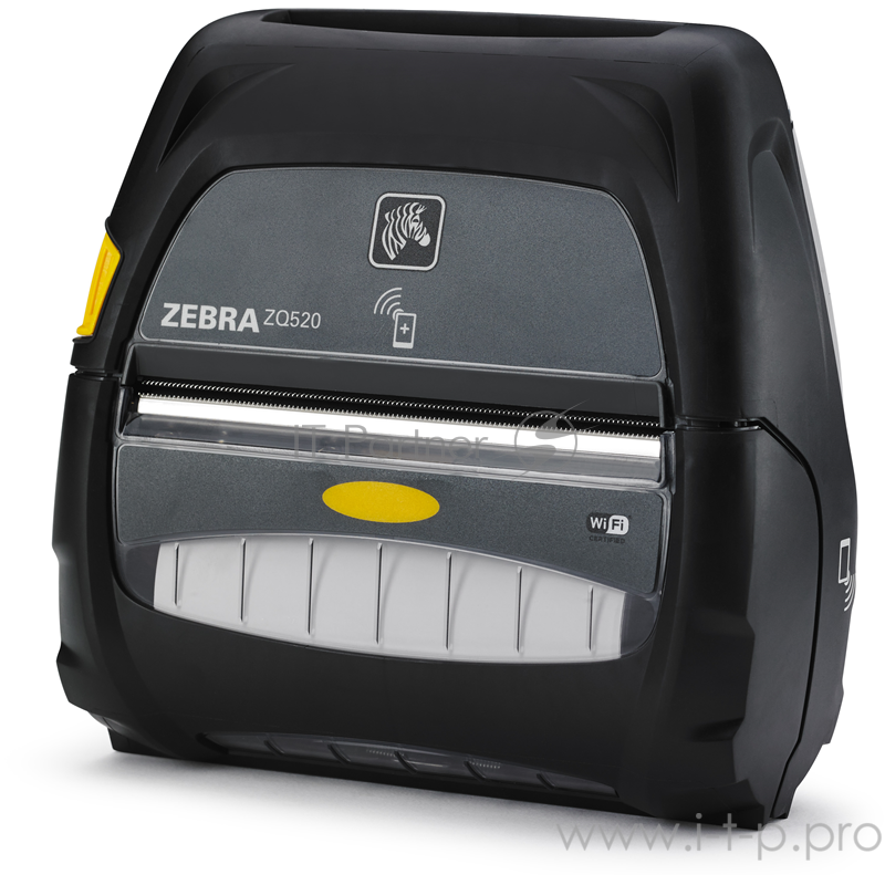 Мобильный принтер этикеток ZQ520 DT Printer ZQ520 Dual Radio (Bluetooth 3.0/WLAN), Linered Platen, Active NFC, English, Grouping E