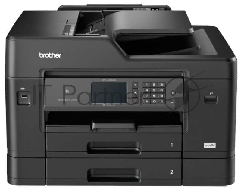 Принтер Brother MFC-J3930DW MFCJ3930DWR1 {черный, струйный, A3, цветной, ч.б. 22 стр/мин, цвет 20 стр/мин, печать 4800x1200, скан. 1200х2400, лоток 500 листов, Wi-Fi, NFC.}