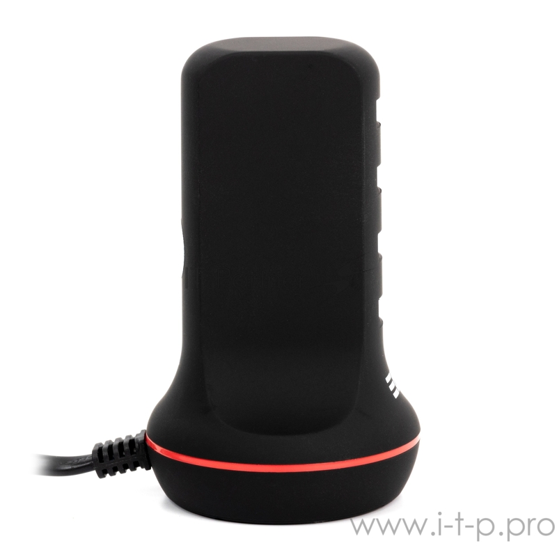 Универсальная сетевая зарядка STM U4 , 4*USB черная STM USB hub U4 4 USB 5B/6A black