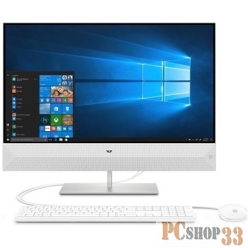 Моноблок HP Pavilion I 27-xa0103ur NT 27 (1920x1080) Core i5-9400T, 8GB DDR4 2666 (1x8GB), SSD 512GB, nVidia GeF MX230 2GB, no DVD, kbd&mouse wired, FHD Webcam, Snowflake White, Win10