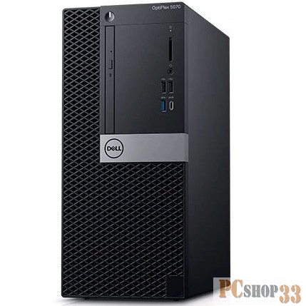 ПК Dell Optiplex 5070 MT Core i7-9700 (3,0GHz) 8GB (1x8GB) DDR4 1TB (7200 rpm) Intel UHD 630 W10 Pro TPM, MCR 3y NBD