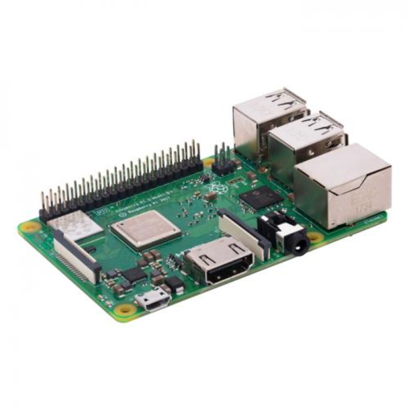 Raspberry Pi 3 Model B+ Retail, 1GB RAM, Cortex-A53 (ARMv8) 64-bit SoC @ 1.4GHz Broadcom BCM2837B0 CPU, WiFi, Bluetooth, 40-pin extended GPIO, 4x USB 2.0, HDMI, CSI camera port, DSI displ.port, MicroSD port (137-3331) , (БП и корпус покупается отдель
