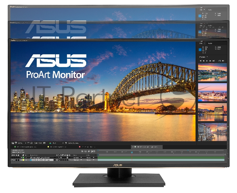Монитор ASUS 32 ProArt PA329C IPS LED 4K, 3840x2160, 5ms, 600cd/m2, 178°/178°, 100Mln:1, HDMI*3, DP, USB-Hub, USB-C, HDR10, Апп. калибровка, колонки, Tilt, Swivel, Pivot, HAS, VESA, Black, 90LM02CC-B02370