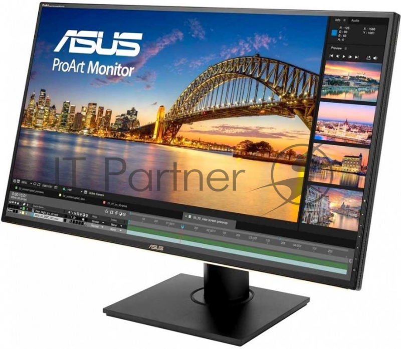Монитор ASUS 32 ProArt PA329C IPS LED 4K, 3840x2160, 5ms, 600cd/m2, 178°/178°, 100Mln:1, HDMI*3, DP, USB-Hub, USB-C, HDR10, Апп. калибровка, колонки, Tilt, Swivel, Pivot, HAS, VESA, Black, 90LM02CC-B02370