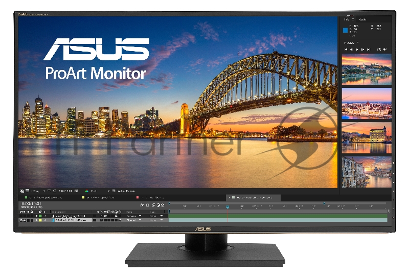Монитор ASUS 32 ProArt PA329C IPS LED 4K, 3840x2160, 5ms, 600cd/m2, 178°/178°, 100Mln:1, HDMI*3, DP, USB-Hub, USB-C, HDR10, Апп. калибровка, колонки, Tilt, Swivel, Pivot, HAS, VESA, Black, 90LM02CC-B02370