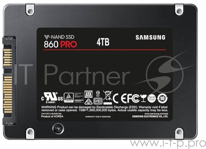 Накопитель SSD 2.5 4Tb (4000GB) Samsung SATA III 860 PRO (R560/W530MB/s) (MZ-76P4T0BW)
