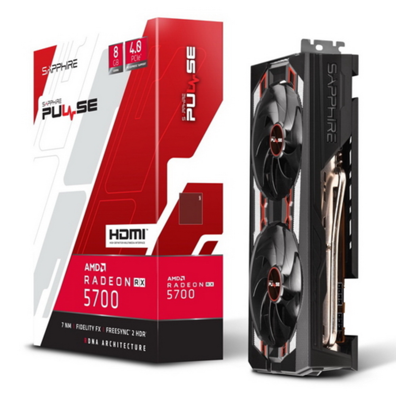 Видеокарта PCIE16 RX 5700 8GB GDDR6 PULSE 11294-01-20G SAPPHIRE