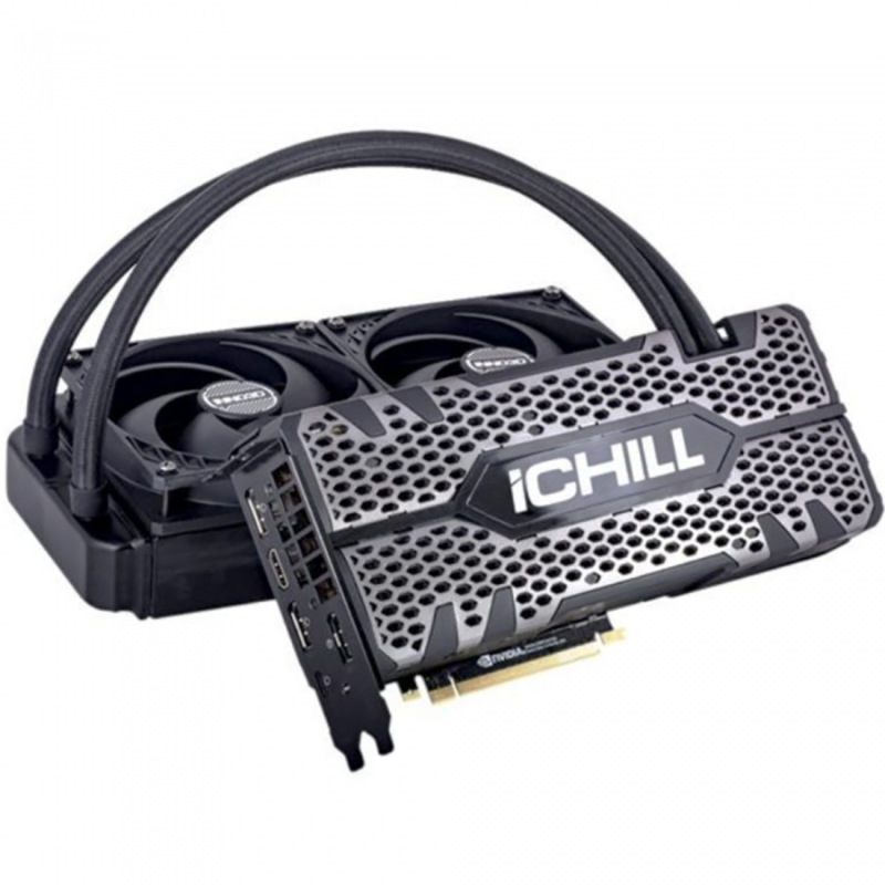 Видеокарта RTX 2070 SUPER ICHILL BLACK 8GB (1815Mhz / 14.0Gbps) / 8GB GDDR6 / 256-bit / DP x3 + HDMI / VGA0004 / PG180 C207SB-08D6X-11800004