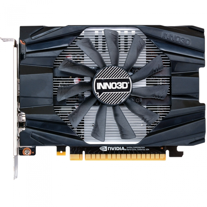 Видеокарта GTX 1650 COMPACT 4GB (1665Mhz / 8Gbps) / 4GB GDDR5 / 128-bit / DP x2 + HDMI / VA19 / TU1174510(N16501-04D5-1510VA19)