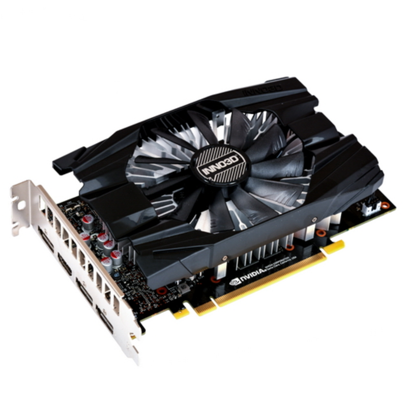 Видеокарта GTX 1660 TI COMPACT 6GB (1770Mhz / 12.0Gbps) / 6GB GDDR6 / 192-bit / DP x3 + HDMI / VA29 / D18Z6710 (N166T1-06D6-1710VA29)