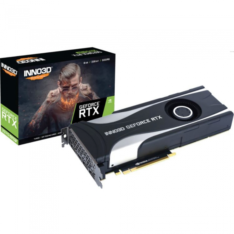 Видеокарта RTX 2070 SUPER JET 8GB (1770Mhz / 14.0Gbps) / 8GB GDDR6 / 256-bit / DP x3 + HDMI / AK0651 / PG180 (N207S1-08D6-1180651)