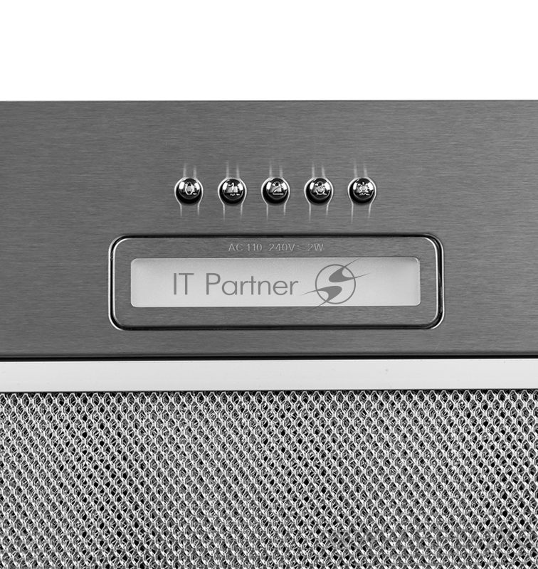 Вытяжка встраиваемая Lex GS Bloc LIGHT 600 INOX нержавеющая сталь управление: кнопочное (1 мотор)