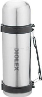 Термос Diolex DXT-1000-1, универсальный 1000 мл., ремешок в комплекте, нержавеющая сталь
