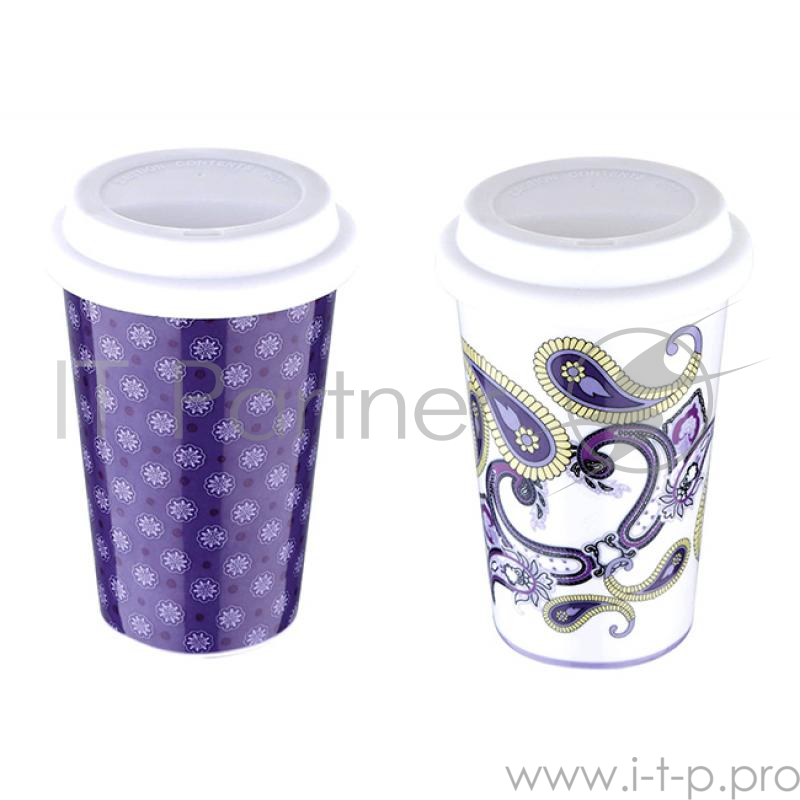 Кружка с силиконовой крышкой Wellberg WB-13318