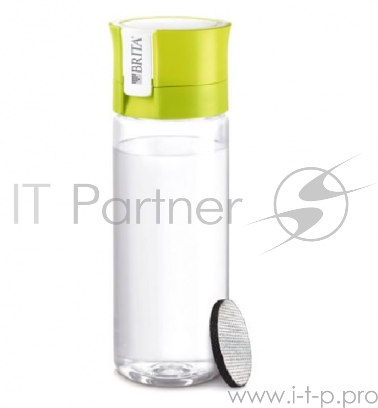 Фильтр-бутылка BRITA Филл-энд-гоу Вайтал лайм в комплекте 1 фильтр-диск, 600мл (в уп. 4 шт)
