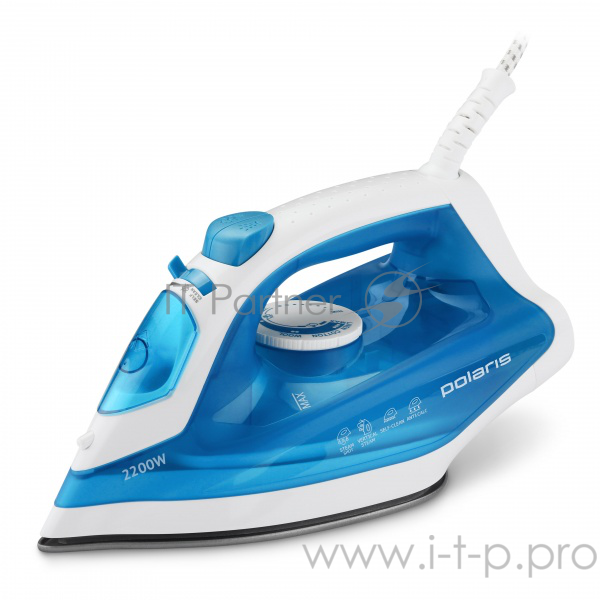 Утюг Polaris PIR-2285 К (2200W, керамика.) голубой