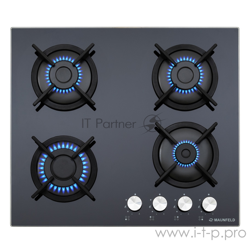 Газовая варочная поверхность Maunfeld EGHG.64.1CB/G черный