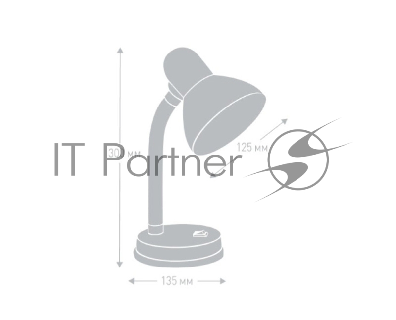 Camelion KD-301 С03 серебро (Светильник настольный,230V 60W)