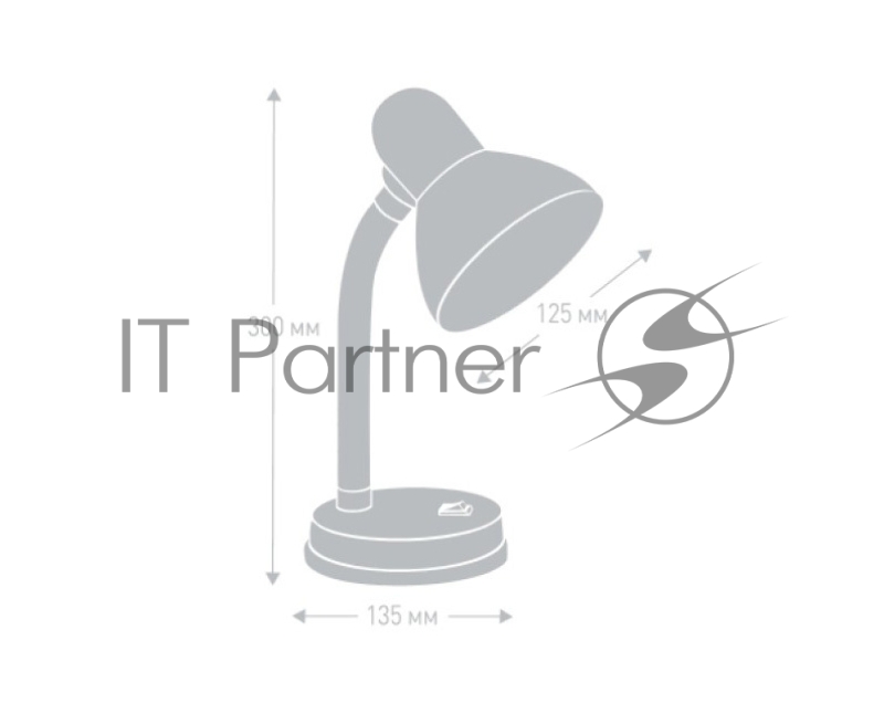 Camelion KD-301 С01 белый (Светильник настольный,230V 60W)