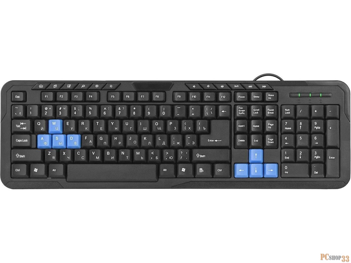 Клавиатура Defender HM-430 45430, черный (USB)