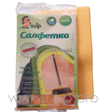 Салфетка SVIP SV3770 вискозная для пола 1 шт.(уп-ка 46шт)