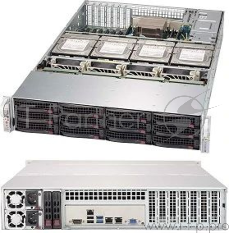 Корпус SuperMicro CSE-829HE1C4-R1K62LPB 2x1600W черный