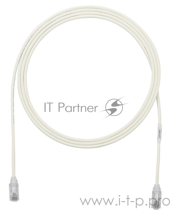 Патч-корд Panduit UTP28SP1M вилка RJ-45-вилка RJ-45 кат.6 1м белый LSZH