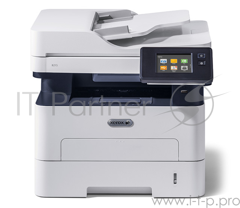 МФУ XEROX B215 (A4, Print/Copy/Scan/Fax, Laser, 30 ppm, max 30K pages per month, 256MB,Eth, ADF, Duplex)