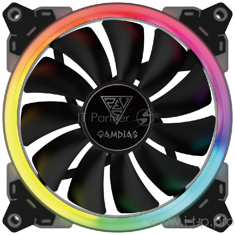 Gamdias AEOLUS M1-1401 RGB (1x140mm / RGB/ 4Pin Molex)