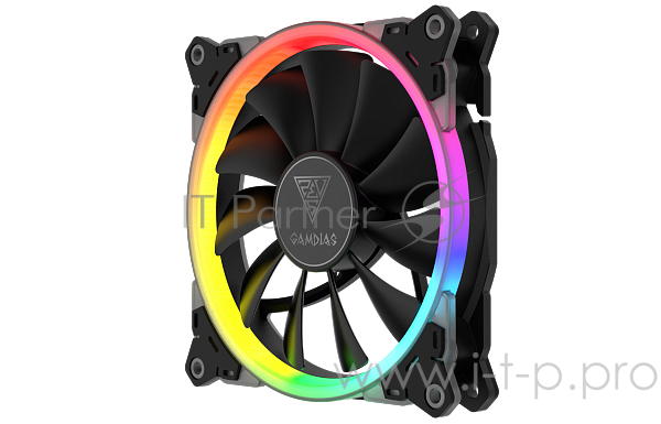 Gamdias AEOLUS M1-1401 RGB (1x140mm / RGB/ 4Pin Molex)